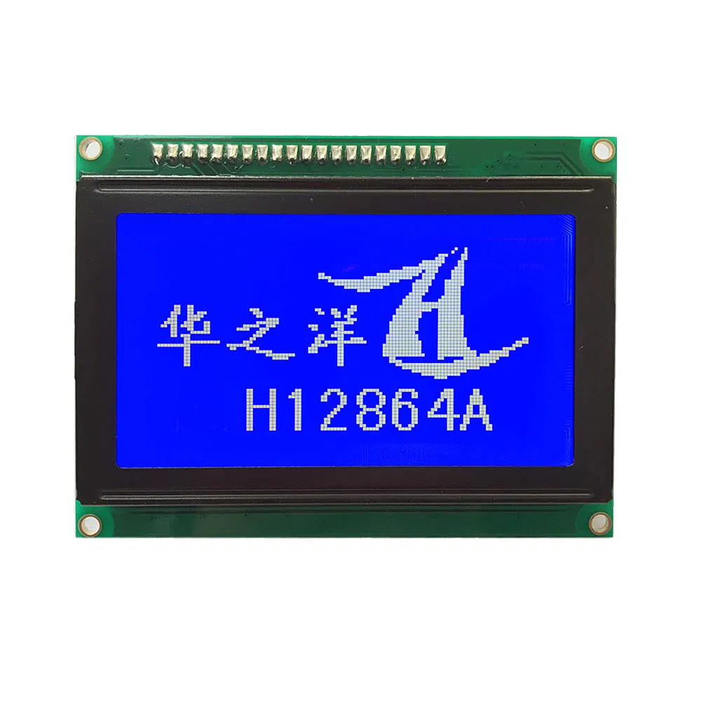 128×64 COB LCD Display 93.0×70.0 mm (Blue)