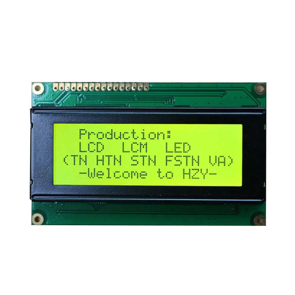 2004 LCD Module — 20×4 COB, STN Yellow-Green