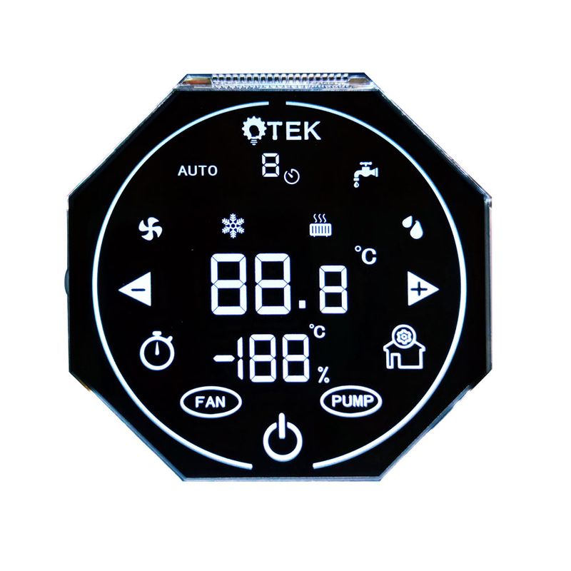 Special shaped VA LCD display